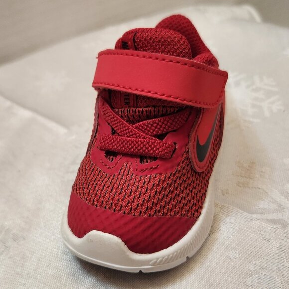 Nike, Toddler Kids, Downshifter, Red, Sneakers Shoes, Size 2C, Unisex - Picture 3 of 4